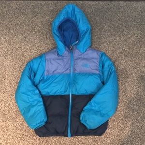 BOYS’ REVERSIBLE MOONDOGGY DOWN JACKET